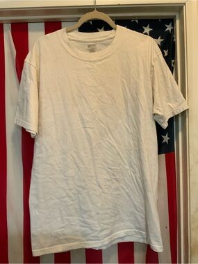 Kirkland Signature White Short Sleeve Crew T-Shirt